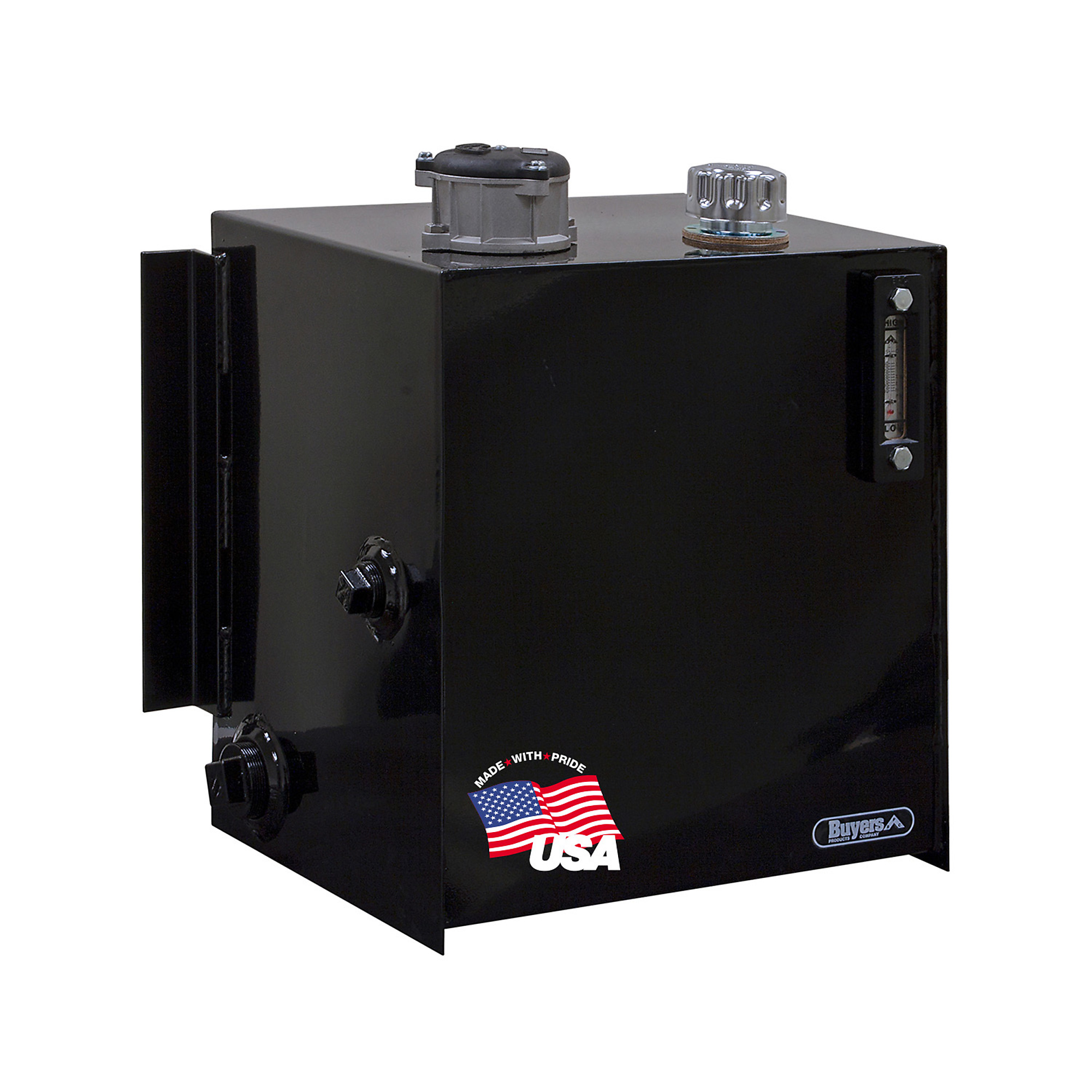Buyers Products, Reservoir, 25Gal, W/25 Mic. Filter, Capacity 25 Gal, Suction Port Size 2 in, Return Port Size Multiple in, Model# SMR25SF25